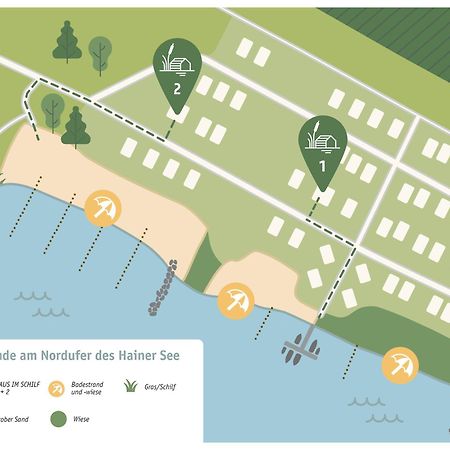 Haus Im Schilf 1 - Ferienwohnungen Am Hainer See Bei Leipzig Neukieritzsch Exterior foto